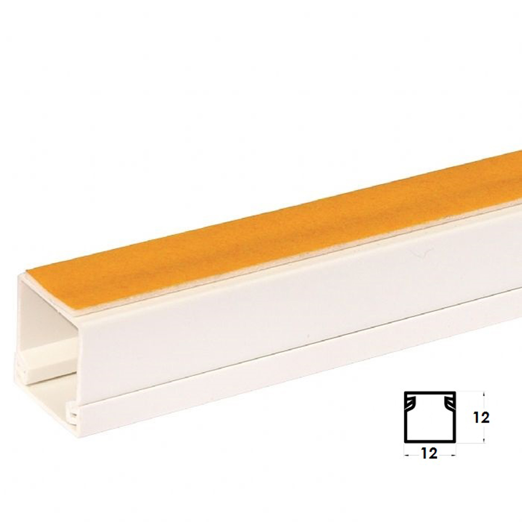 60x40mm Yapışkanlı Kablo Kanalı Eko
