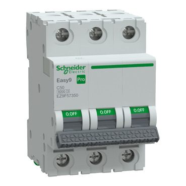 Pro 3 Faz 50A 6 KA C Tipi Sigorta