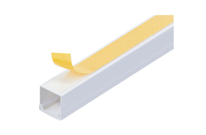 25x25mm Yapışkanlı Kablo Kanalı Eko