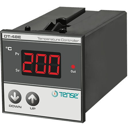 Tense - Ekonomik tip sıcaklık kontrol cihazı,j tipi,ON-OFF,48*48MM